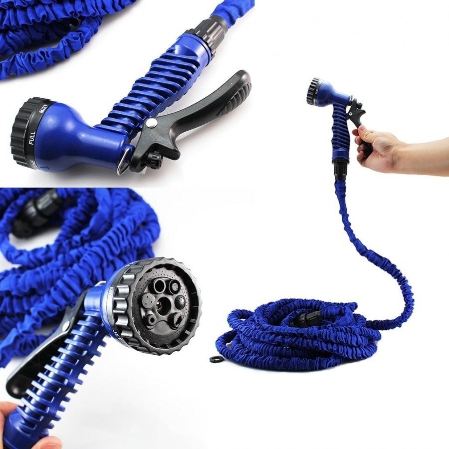 Furtun extensibil 45 m, cu aparat de stropit inclus